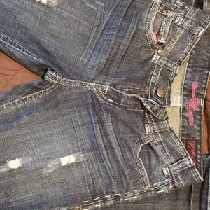 Rock & Roll Distressed Cowgirl Jeans